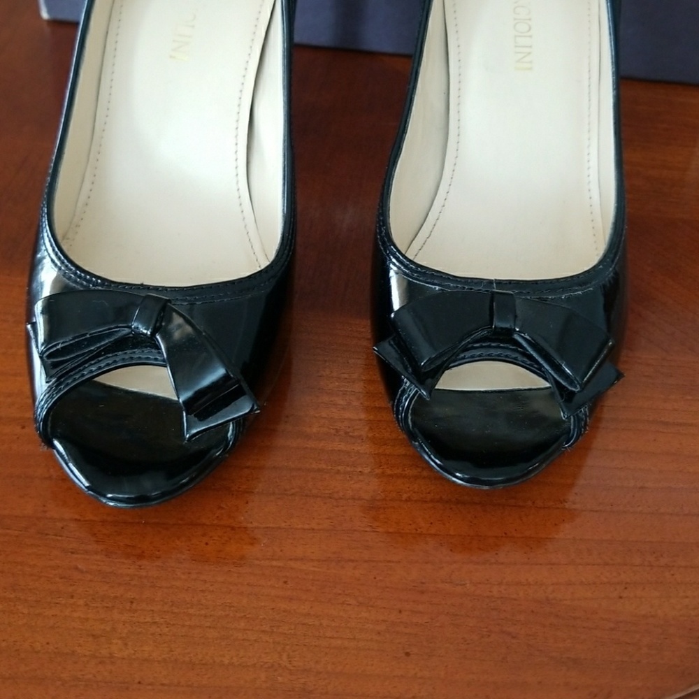 Enzo Angiolini black patent leather heels - Picture 3 of 8